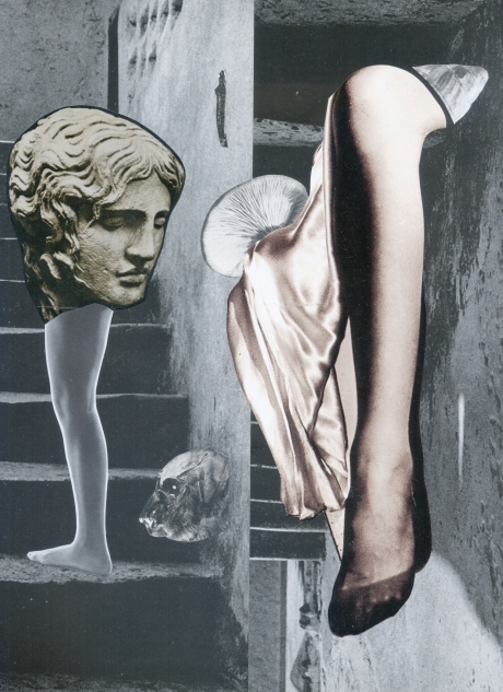 Treppe der Erinnerung; Escalier de la mémoire – Collage, analog ©2022